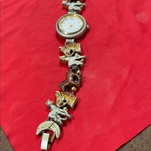 Horse Charm Bracelet Watch